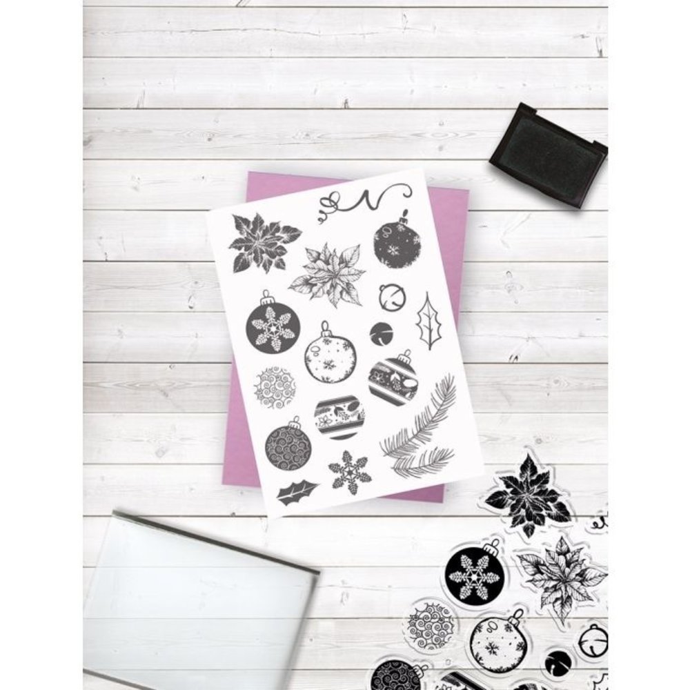 Crafter's Companion Festive Decorations Clear Stamps (CC-STP-FED) Crafter's Companion Festive Decorations Clear Stamps (CC-STP-FED)