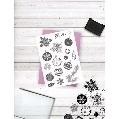 Crafter's Companion Festive Decorations Clear Stamps (CC-STP-FED) Crafter's Companion Festive Decorations Clear Stamps (CC-STP-FED)