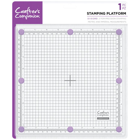 Crafter's Companion 8x8 inch Stamping Platform (CC-TOOL-STPLAT8) Crafter's Companion 8x8 inch Stamping Platform (CC-TOOL-STPLAT8)