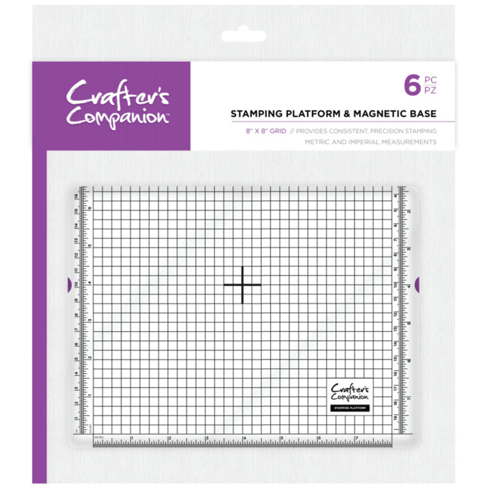 Crafter's Companion 8x8 inch Stamping Platform & Magnetic Base (CC-TOOL-STPLATMB) Crafter's Companion 8x8 inch Stamping Platform & Magnetic Base (CC-TOOL-STPLATMB)