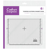 Crafter's Companion 8x8 inch Stamping Platform & Magnetic Base (CC-TOOL-STPLATMB)