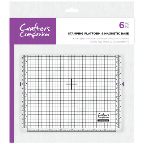 Crafter's Companion 8x8 inch Stamping Platform & Magnetic Base (CC-TOOL-STPLATMB) Crafter's Companion 8x8 inch Stamping Platform & Magnetic Base (CC-TOOL-STPLATMB)