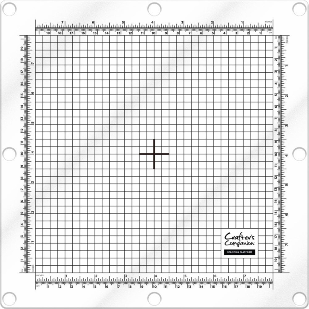 Crafter's Companion 8x8 inch Stamping Platform & Magnetic Base (CC-TOOL-STPLATMB) Crafter's Companion 8x8 inch Stamping Platform & Magnetic Base (CC-TOOL-STPLATMB)