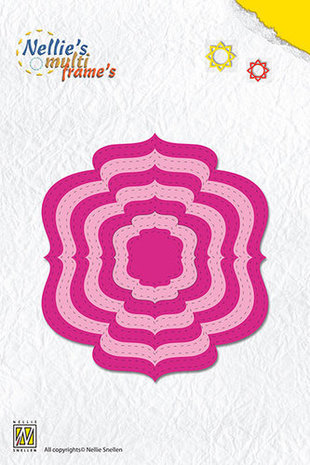 Nellie Snellen Multi Frame Dies - Dotted Ornamental-2 (MFD084)