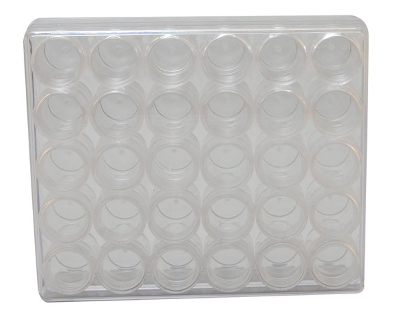 Vaessen Creative Opbergdoos Met 30 potjes (10827-16) Vaessen Creative Opbergdoos Met 30 potjes (10827-16)