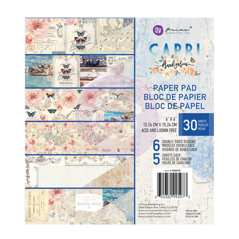 Prima Marketing Inc Capri 6x6 Inch Paper Pad (995973) Prima Marketing Inc Capri 6x6 Inch Paper Pad (995973)