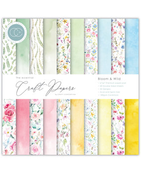 Craft Consortium Essential Craft Papers 6x6 Inch Paper Pad Bloom & Wild (CCEPAD009B) Craft Consortium Essential Craft Papers 6x6 Inch Paper Pad Bloom & Wild (CCEPAD009B)