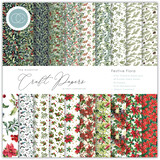 Craft Consortium Essential Craft Papers 6x6 Inch Paper Pad Festive Flora (CCEPAD011B)