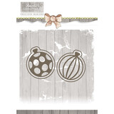 Precious Marieke Rustic Christmas Bauble Set Die (PM10043)
