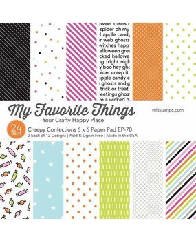 My Favorite Things Creepy Confections 6x6 Inch Paper Pad (EP-70)