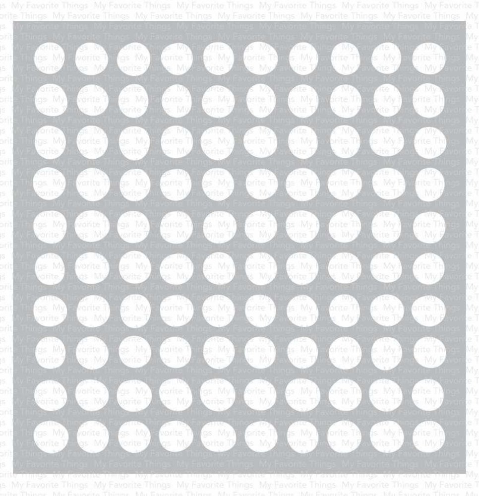 My Favorite Things Wonky Dots Stencil (ST-142) My Favorite Things Wonky Dots Stencil (ST-142)