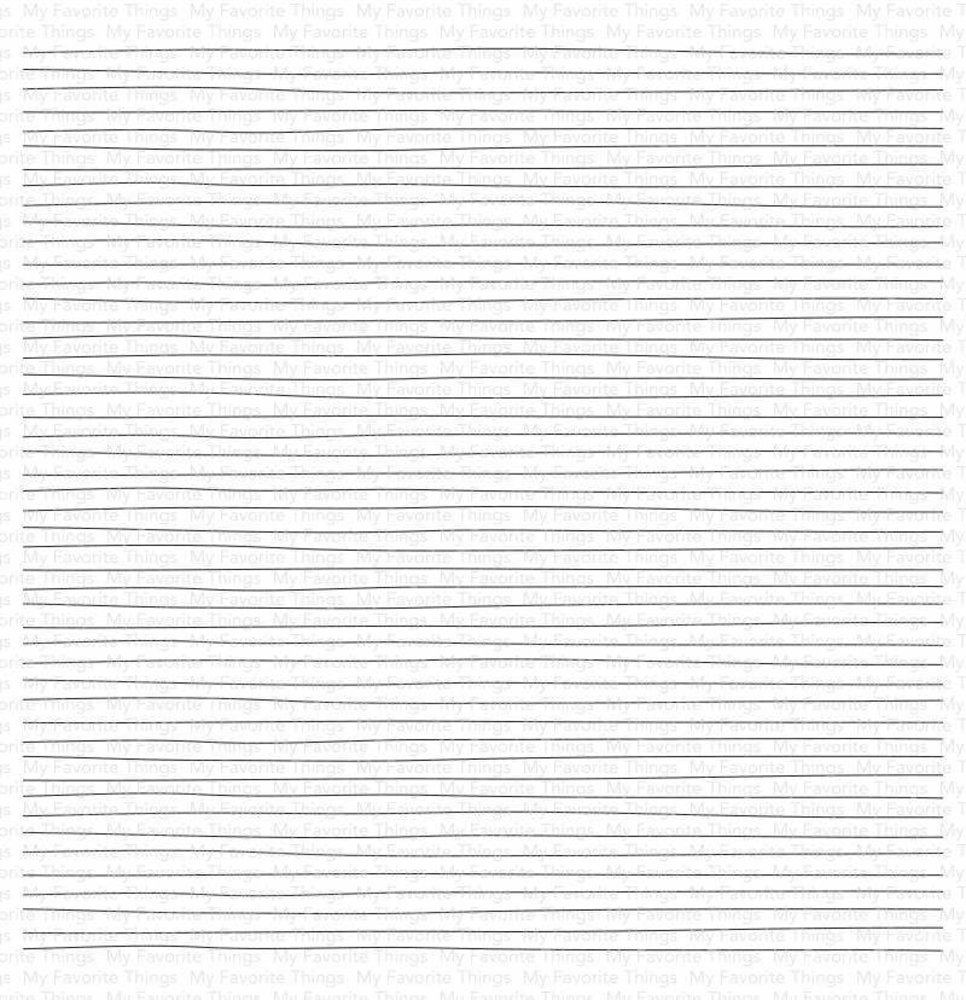 My Favorite Things Lined by Hand Rubber Background Stamp (BG-117) My Favorite Things Lined by Hand Rubber Background Stamp (BG-117)