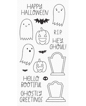 My Favorite Things Ghostly Greetings Clear Stamps (CS-495)