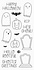Ghostly Greetings Clear Stamps (CS-495) Ghostly Greetings Clear Stamps (CS-495)