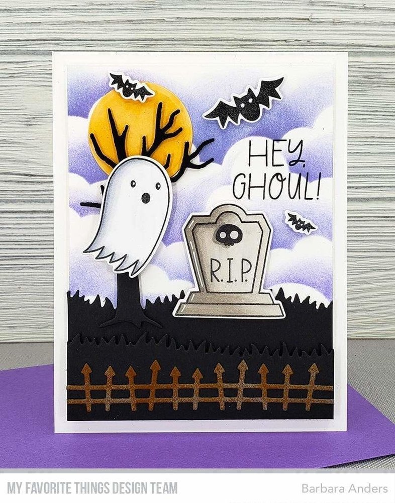 My Favorite Things Ghostly Greetings Clear Stamps (CS-495)