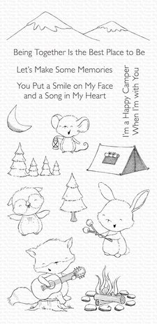 My Favorite Things Happy Campers Clear Stamps (SY-21) My Favorite Things Happy Campers Clear Stamps (SY-21)