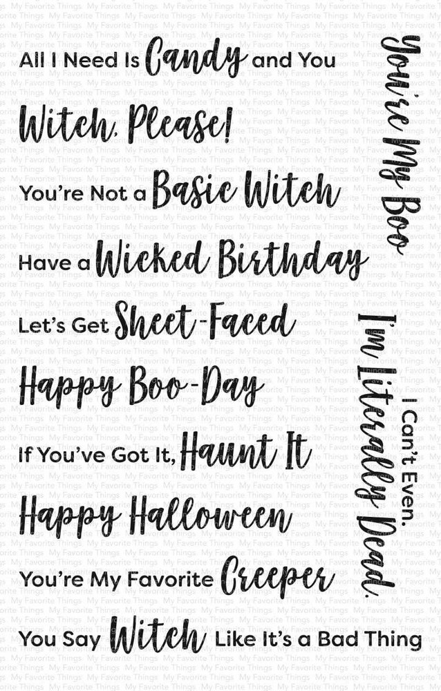 My Favorite Things Sassy Pants Spooktacular Clear Stamps (CS-496) My Favorite Things Sassy Pants Spooktacular Clear Stamps (CS-496)