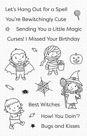 My Favorite Things Boo Crew Clear Stamps (CS-498)
