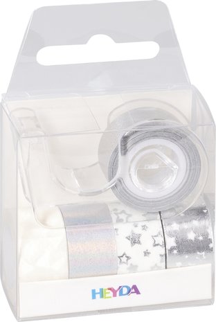 Heyda Deco Tape Silver Coloured (203584562) Heyda Deco Tape Silver Coloured (203584562)