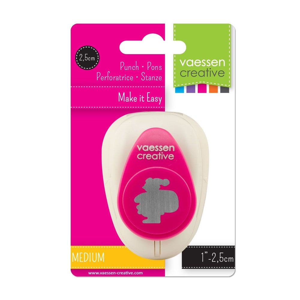 Vaessen Creative Figuurpons Medium Kerstman (21435-017) Vaessen Creative Figuurpons Medium Kerstman (21435-017)