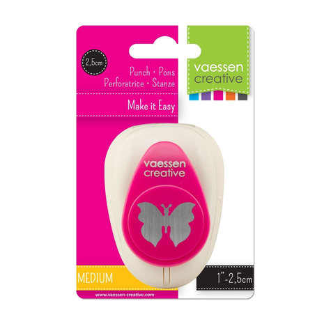 Vaessen Creative Figuurpons Medium Vlinder 4 (21435-048) Vaessen Creative Figuurpons Medium Vlinder 4 (21435-048)