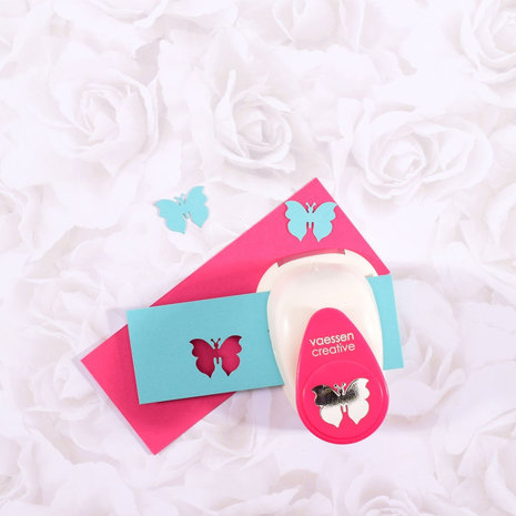Vaessen Creative Figuurpons Medium Vlinder 4 (21435-048) Vaessen Creative Figuurpons Medium Vlinder 4 (21435-048)