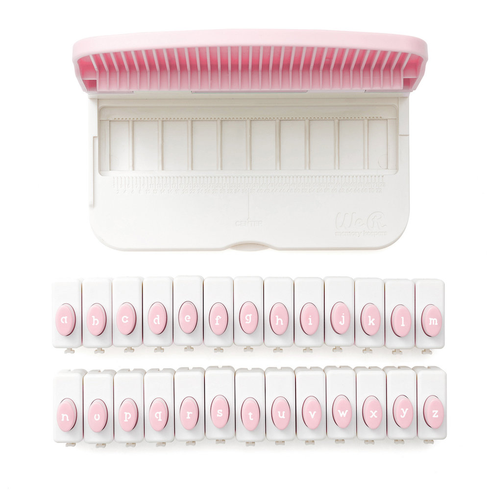 We R Memory Keepers Word Punch Board Lowercase (661437) We R Memory Keepers Word Punch Board Lowercase (661437)