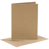 Paperpads.nl SELECT Kaarten & Enveloppen Set Naturel 10,5x15 cm (23021)