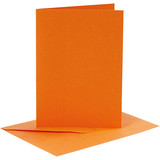 Paperpads.nl SELECT Kaarten & Enveloppen Set Oranje 10,5x15 cm (23018)