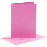 Paperpads.nl SELECT Kaarten & Enveloppen Set Roze 10,5x15 cm (23017)