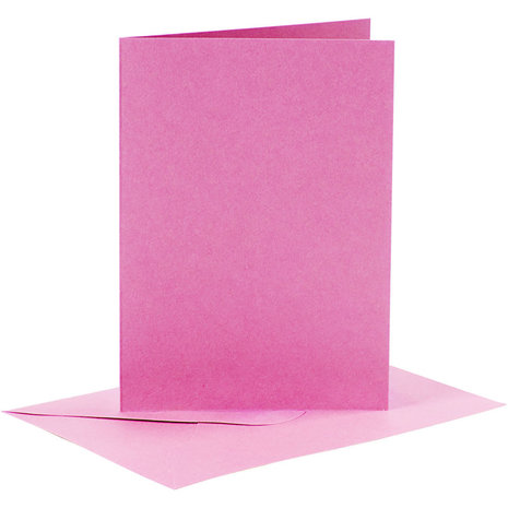 Paperpads.nl SELECT Kaarten & Enveloppen Set Roze 10,5x15 cm (23017)