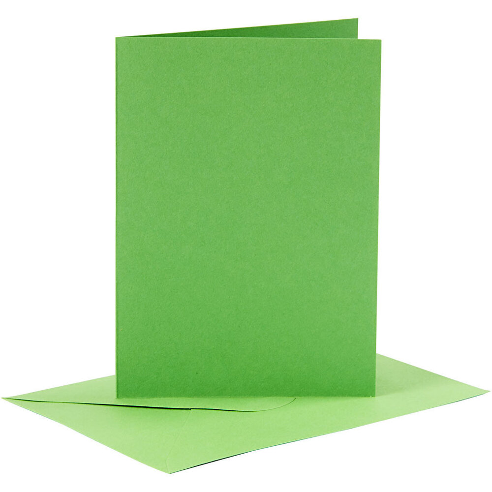 Paperpads.nl SELECT Kaarten & Enveloppen Set Groen 10,5x15 cm (23015)