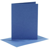 Paperpads.nl SELECT Kaarten & Enveloppen Set Blauw 10,5x15 cm (23014)