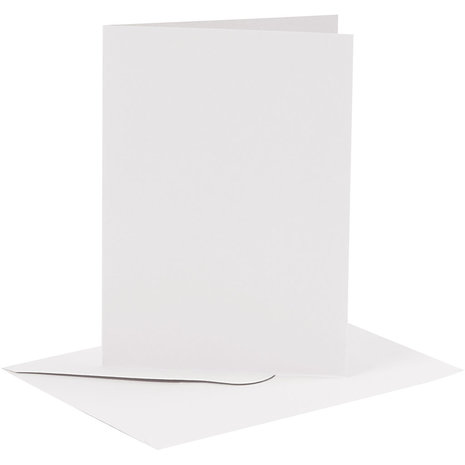 Paperpads.nl SELECT Kaarten & Enveloppen Set Wit 10,5x15 cm (23010)