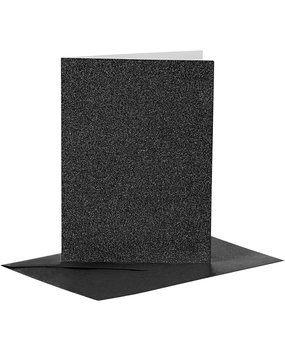 Paperpads.nl SELECT Kaarten & Enveloppen Set Glitter Zwart 10,5x15 cm (23027) Paperpads.nl SELECT Kaarten & Enveloppen Set Glitter Zwart 10,5x15 cm (23027)