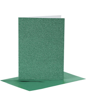 Paperpads.nl SELECT Kaarten & Enveloppen Set Glitter Groen 10,5x15 cm (23026) Paperpads.nl SELECT Kaarten & Enveloppen Set Glitter Groen 10,5x15 cm (23026)