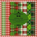 Paper Favourites Christmas Plaid 12x12 Inch Paper Pack (PF341)