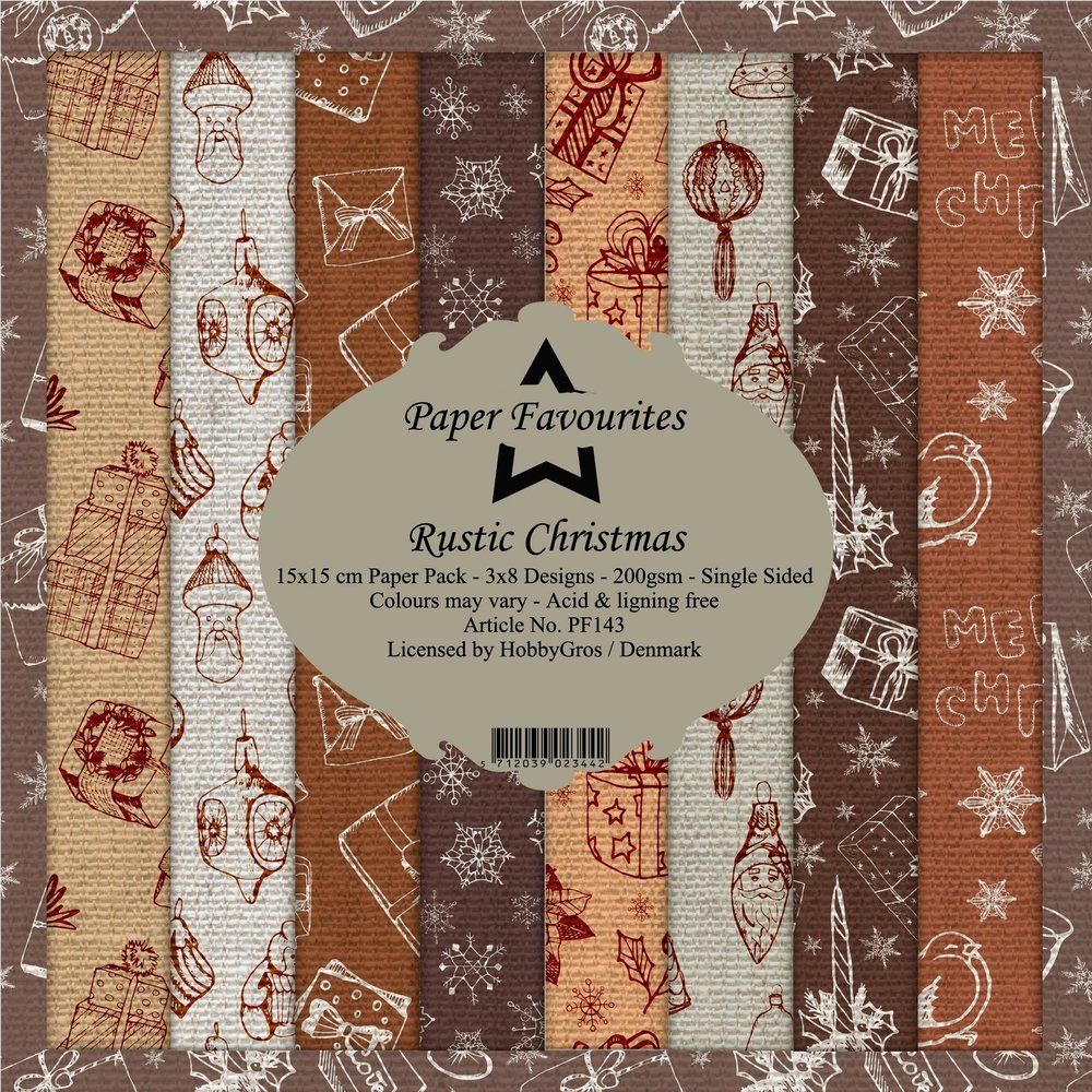 Paper Favourites Rustic Christmas 6x6 Inch Paper Pack (PF143) Paper Favourites Rustic Christmas 6x6 Inch Paper Pack (PF143)