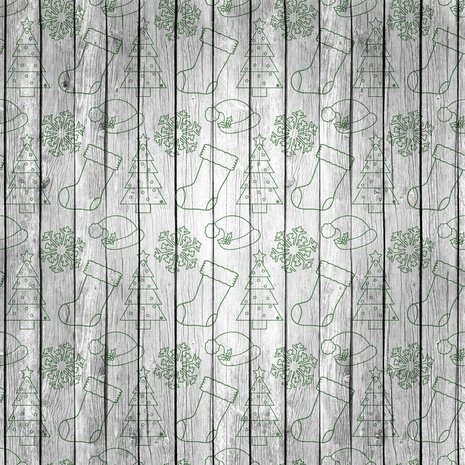 Paper Favourites Wooden Christmas 6x6 Inch Paper Pack (PF144) Paper Favourites Wooden Christmas 6x6 Inch Paper Pack (PF144)