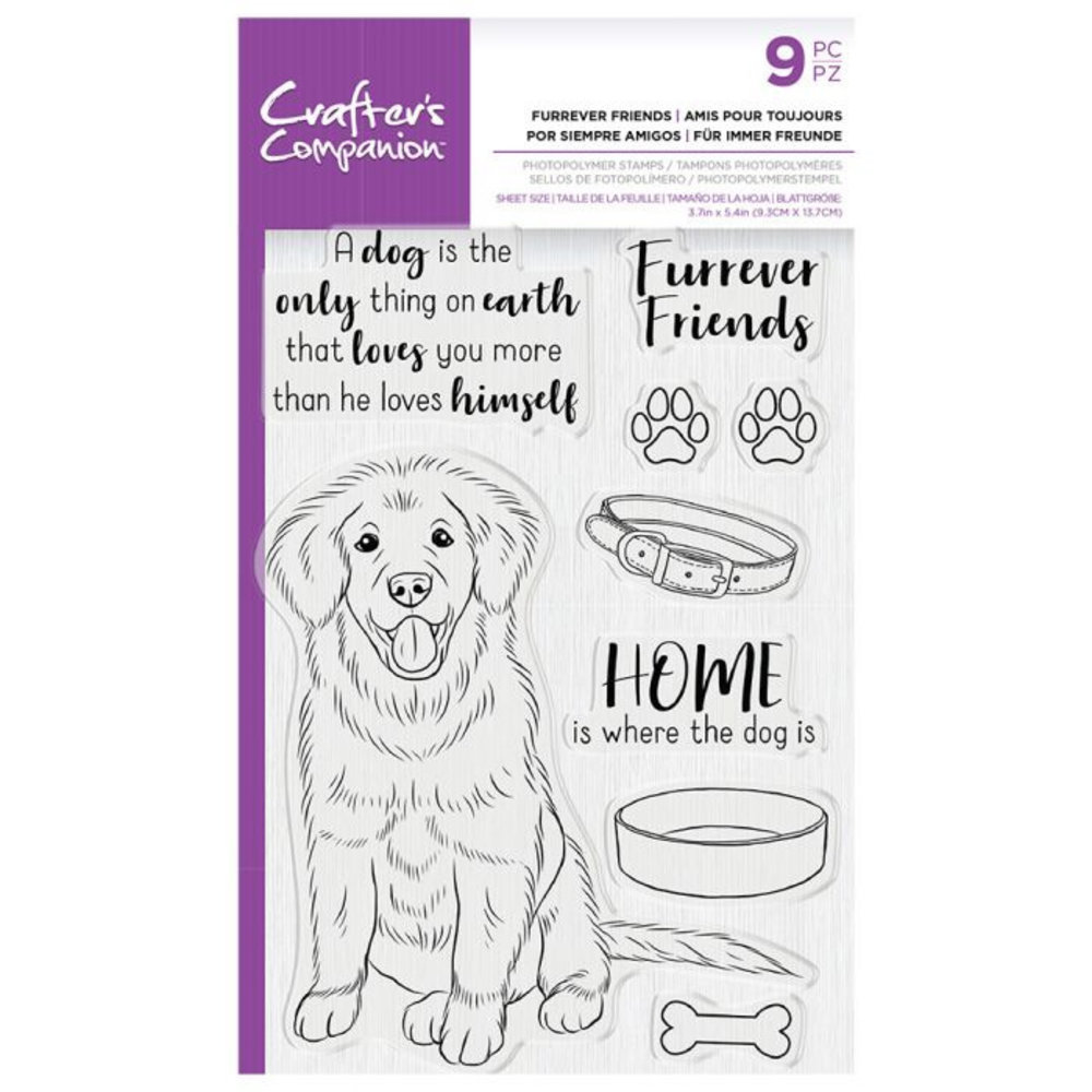 Crafter's Companion Furrever Friends Clear Stamps (CC-STP-FURFR) Crafter's Companion Furrever Friends Clear Stamps (CC-STP-FURFR)