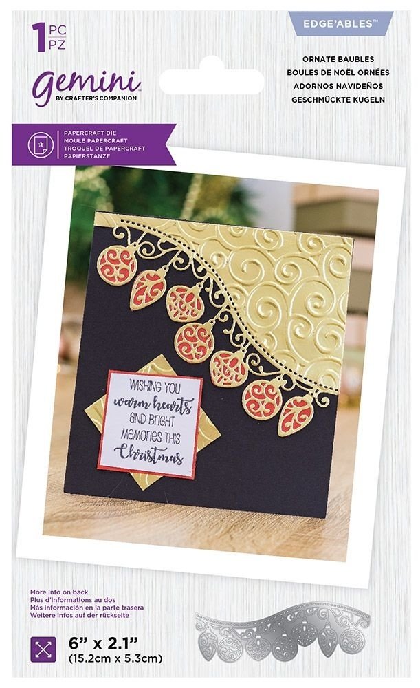 Gemini Baubles Edge'able Die (GEM-MD-EDG-ORNA) Gemini Baubles Edge'able Die (GEM-MD-EDG-ORNA)
