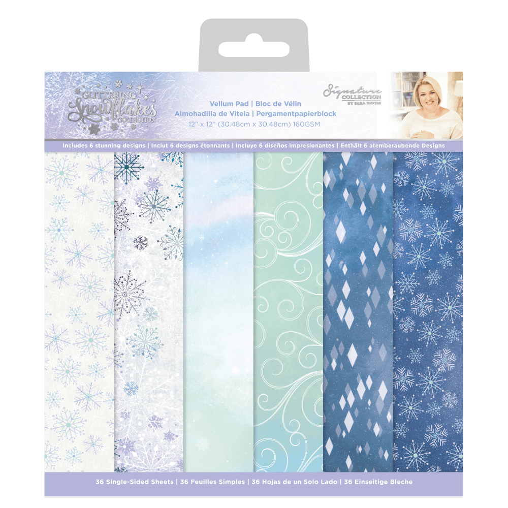 Crafter's Companion - Glittering Snowflakes Collection by Sara