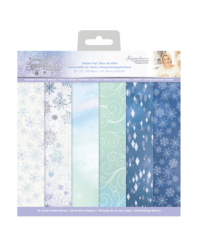 Crafter's Companion Glittering Snowflakes 12x12 Inch Vellum Pad (S-GS-VELPAD12) Crafter's Companion Glittering Snowflakes 12x12 Inch Vellum Pad (S-GS-VELPAD12)