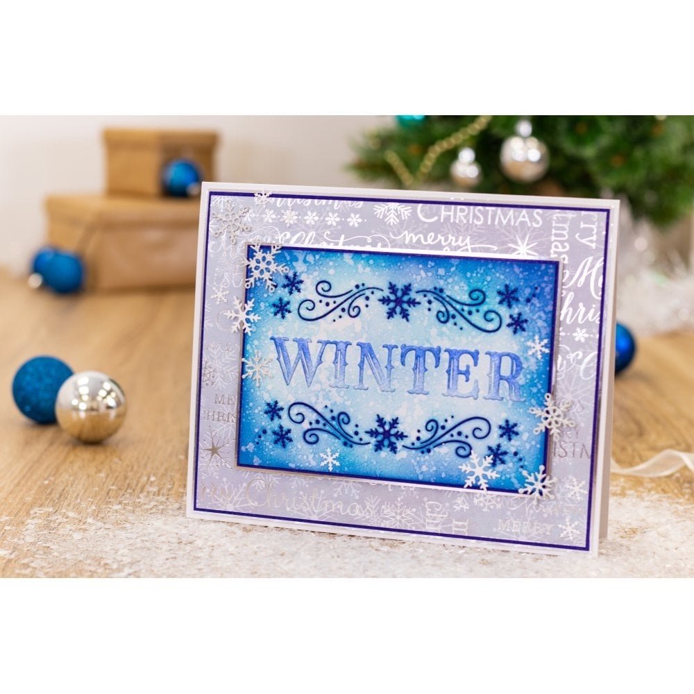 Crafter's Companion Glittering Snowflakes Hello Winter Cut & Emboss Folder (S-GS-CEF-HEWI)