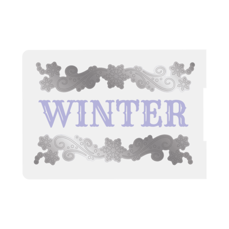Crafter's Companion Glittering Snowflakes Hello Winter Cut & Emboss Folder (S-GS-CEF-HEWI)