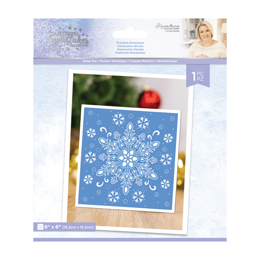 Crafter's Companion Glittering Snowflakes Frosted Dimension Die (S-GS-MD-FRDI) Crafter's Companion Glittering Snowflakes Frosted Dimension Die (S-GS-MD-FRDI)