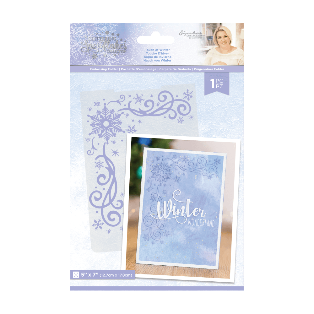 Crafter's Companion Glittering Snowflakes Touch of Winter 5x7 Inch Embossing Folder (S-GS-EF5-TOWI) Crafter's Companion Glittering Snowflakes Touch of Winter 5x7 Inch Embossing Folder (S-GS-EF5-TOWI)