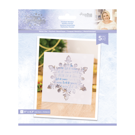 Crafter's Companion Glittering Snowflakes Frosted Window Die (S-GS-MD-FRWI)