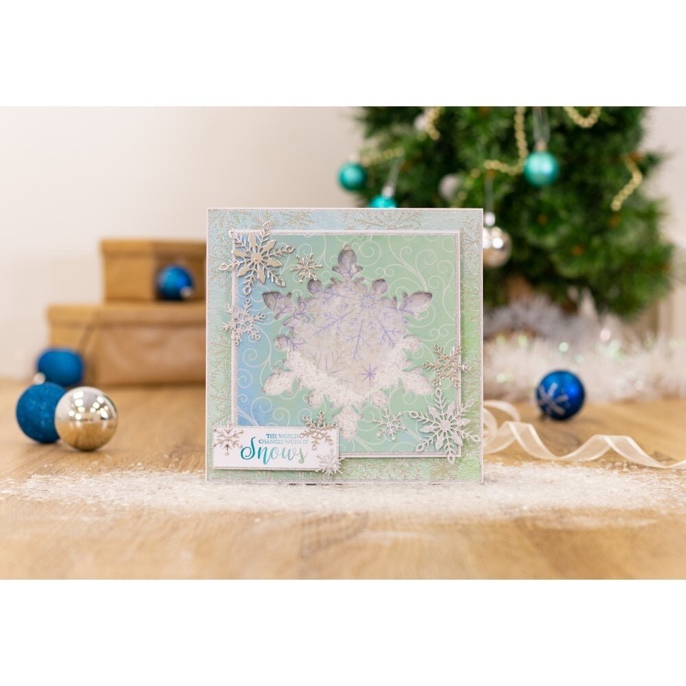 Crafter's Companion Glittering Snowflakes Frosted Window Die (S-GS-MD-FRWI)