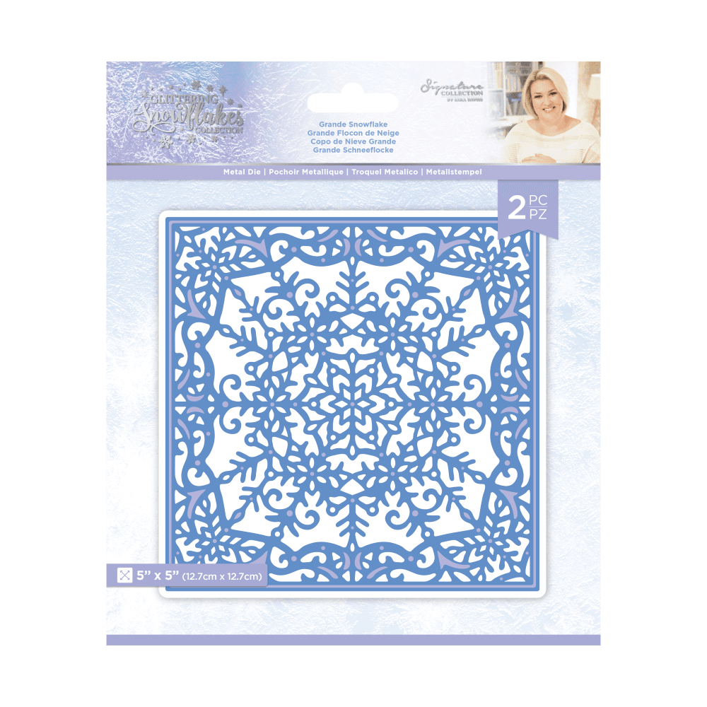 Crafter's Companion Glittering Snowflakes Grande Snowflake Die (S-GS-MD-GRSN)
